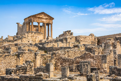 Dougga, antiche rovine romane patrimonio dell'Unesco