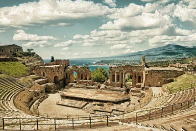 teatro greco romano di Taormina - Sicilia