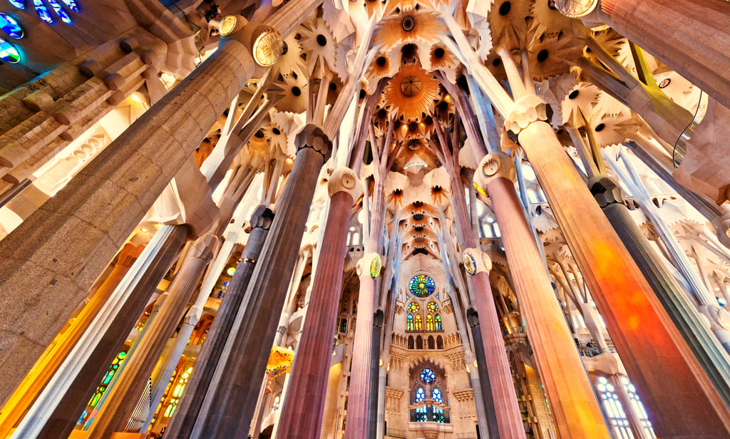 Architettura interna Sagrada Familia