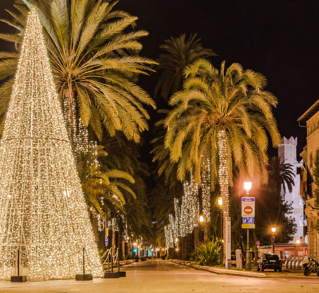 Albero di Natale a Palma di Maiorca